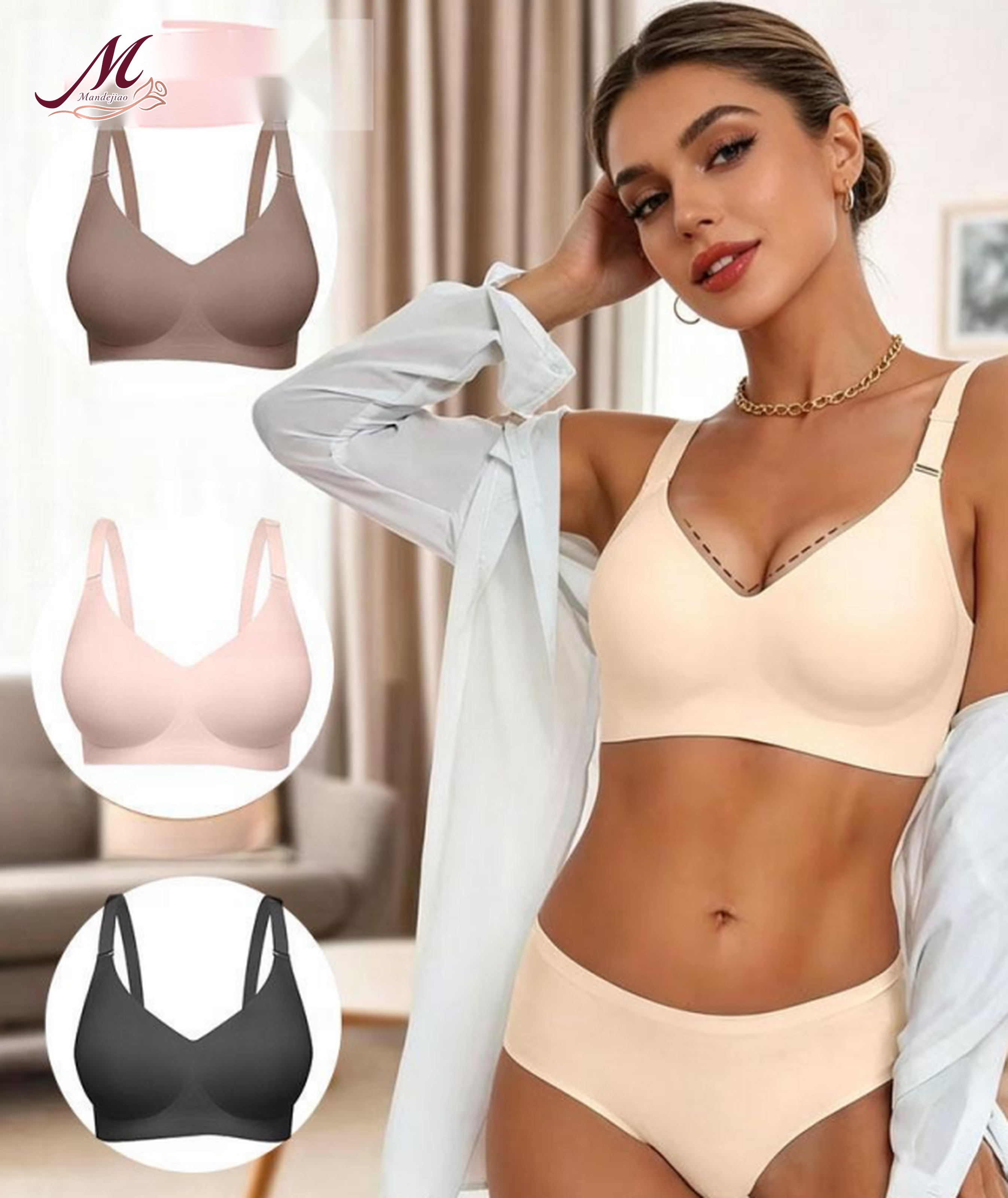 Invisible Bra style 201#, view 1 of 4