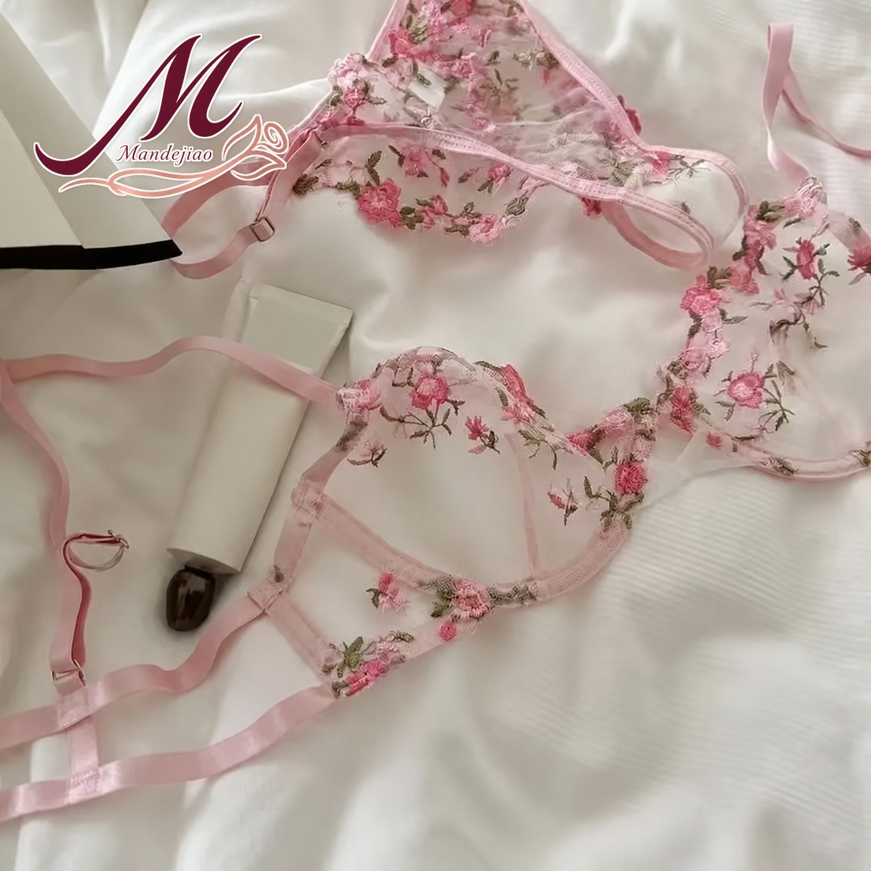 Lace Lingerie Set style HXZ-3000, view 1 of 4